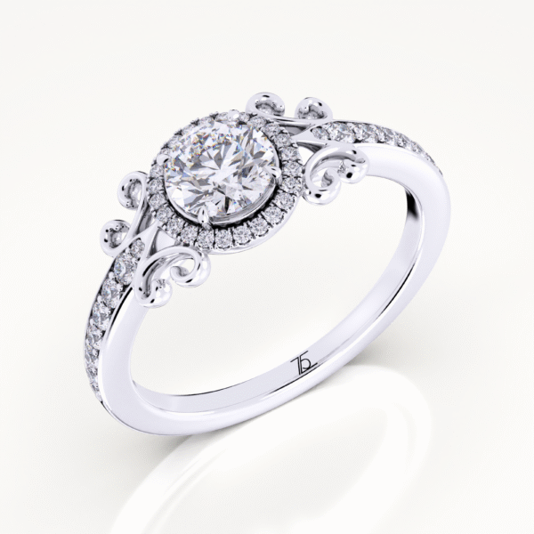 Vintage 0.3ct GIA IGI GRC GRA Lab Grown Engagement Ring - Image 4