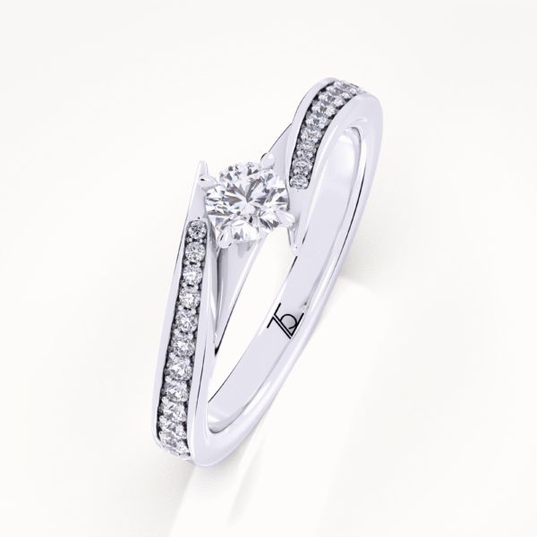 Lab Grown Diamond Tension Style Rings