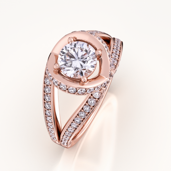 Montana Silversmiths 14k Lab Grown Diamond Engagement Rings - Image 3