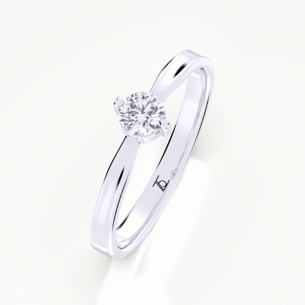 Beyond Brilliance 1ct 14K White Gold Diamond Solitaire Ring