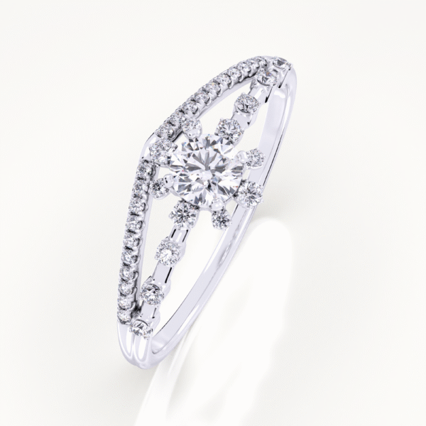 Fortune Compass II lab grown Diamond Engagement Ring