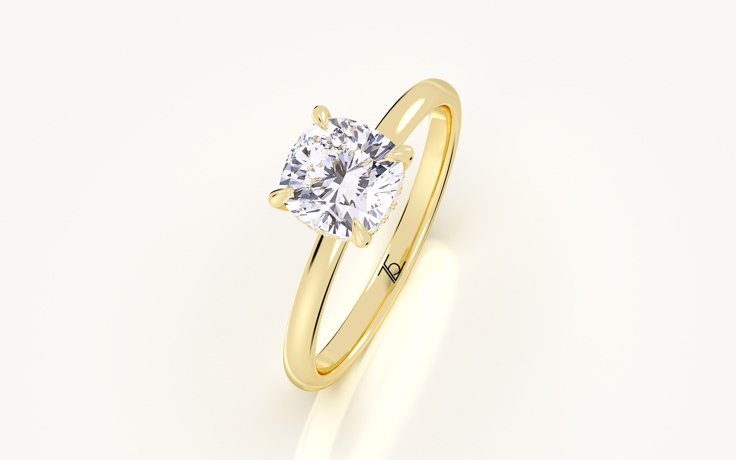 Four Prong Solitaire Diamond Engagement Rings