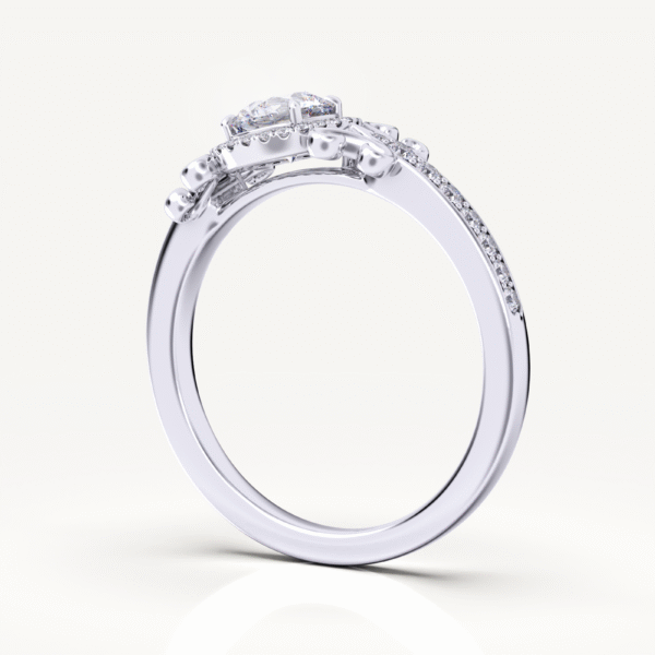 Vintage 0.3ct GIA IGI GRC GRA Lab Grown Engagement Ring - Image 5