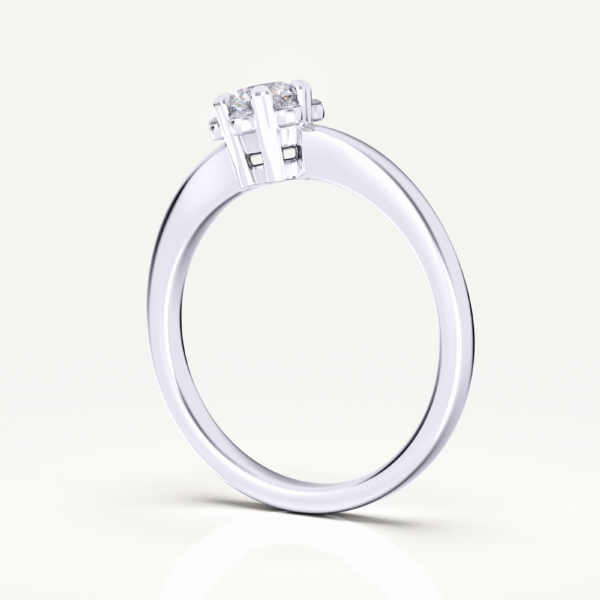 6 Prong Lab Grown Diamond 14k Round Cut - Image 5