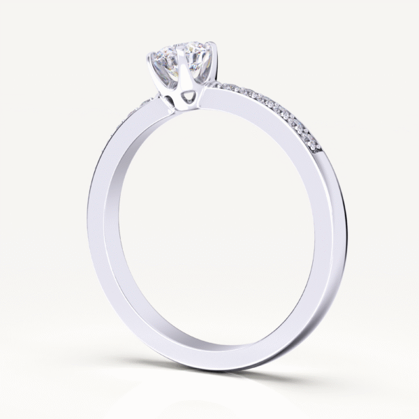Nobody But You 2 Ct Moissanite Stone Diamond Ring - Image 5