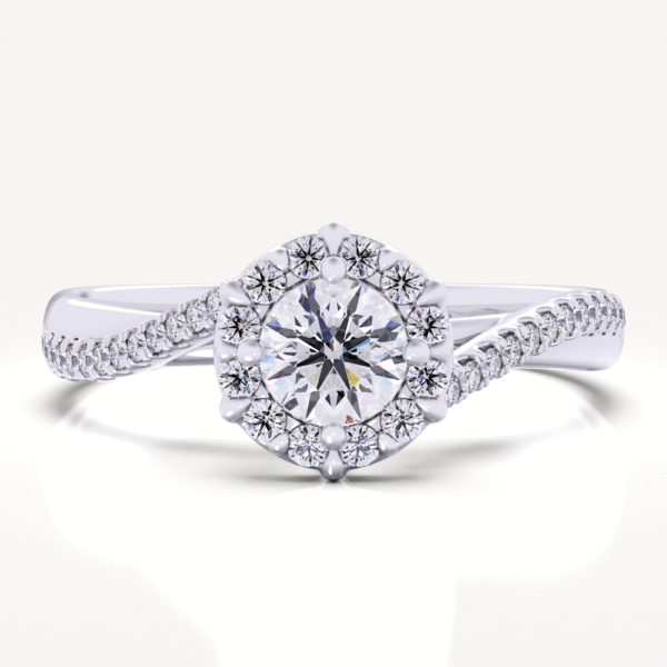Love Compass Lab Grown Diamond Engagement Ring