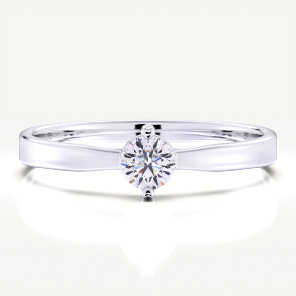 Beyond Brilliance 1ct 14K White Gold Diamond Solitaire Ring - Image 3