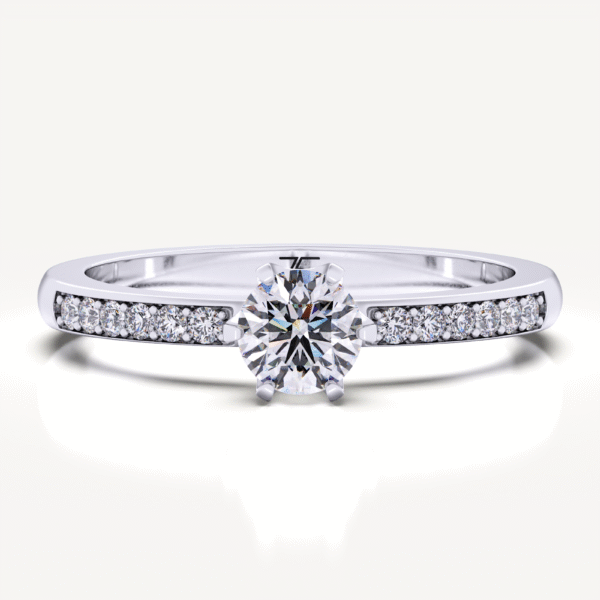 Nobody But You 2 Ct Moissanite Stone Diamond Ring - Image 3