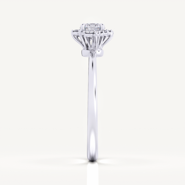 North Star Inspired Lab Grown Diamond Engagement Ring - Image 2