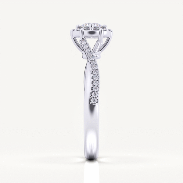 Love Compass Lab Grown Diamond Engagement Ring - Image 2