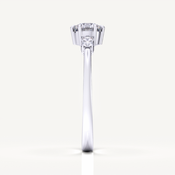 FINEROCK 2 Carat Solitaire Diamond Engagement Ring in 14K Gold - Image 2