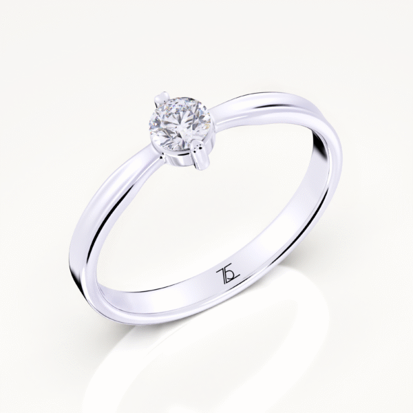 Beyond Brilliance 1ct 14K White Gold Diamond Solitaire Ring - Image 4