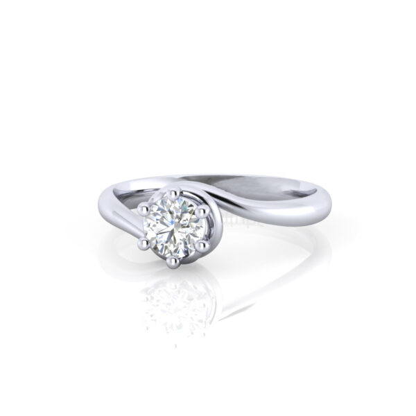 True Love Twist Lab Grown Diamond Engagement Ring - Image 3