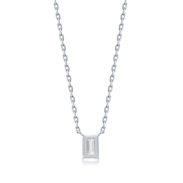 Round Brilliant Diamond Lab Grown Diamond Solitaire Pendant With 1 Ct Diamond - Image 3