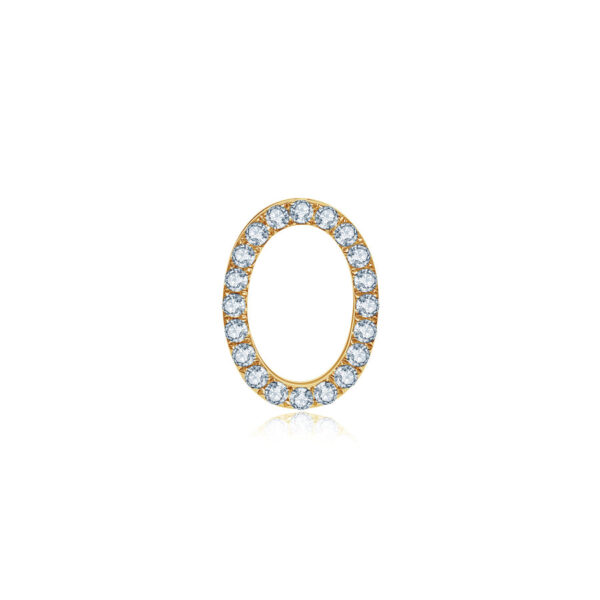 0.46 Carat Diamond Eternity Necklace In Yellow Gold - Image 2