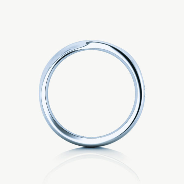 Beyonce Round Cut 14k White Gold Wedding Ring - Image 4