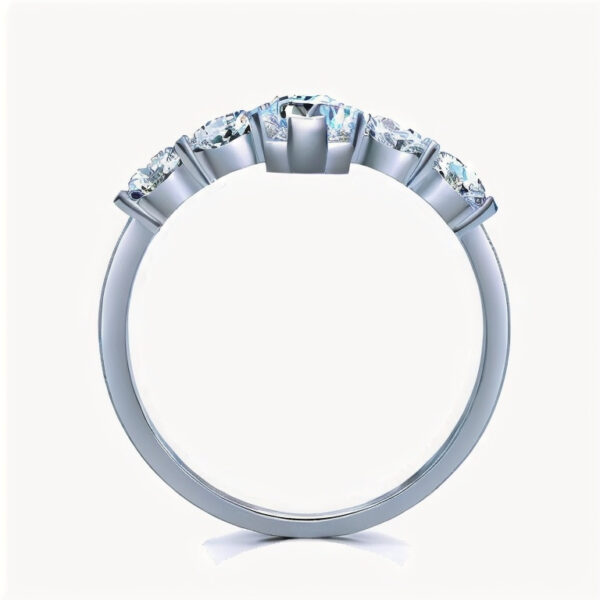 2 CTW Cross Lab Grown Diamond Ring - Image 3