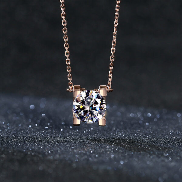 Bull Head 14k Lab Grown Diamond Pendant - Image 2