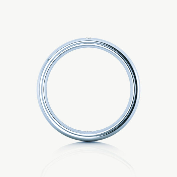 Single Diamond Men Wedding Ring Round Diamond - Image 4