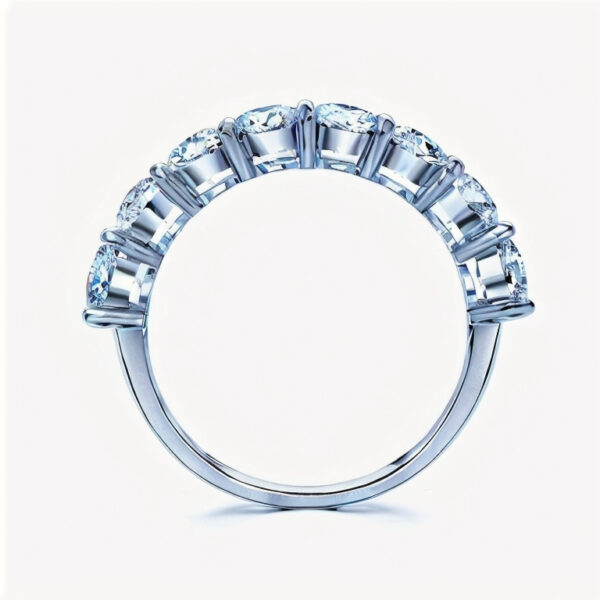 8 Stars Lab Grown Diamond Eternity Rings - Image 3