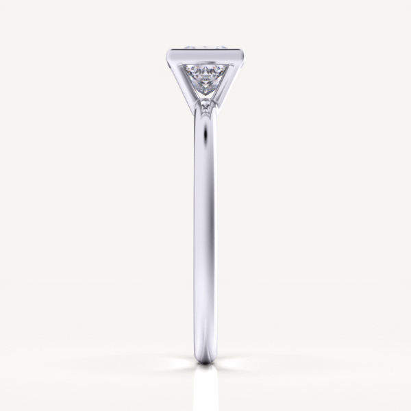 Full Bezel Princess Shaped Lab Grown Diamond Ring - Image 2